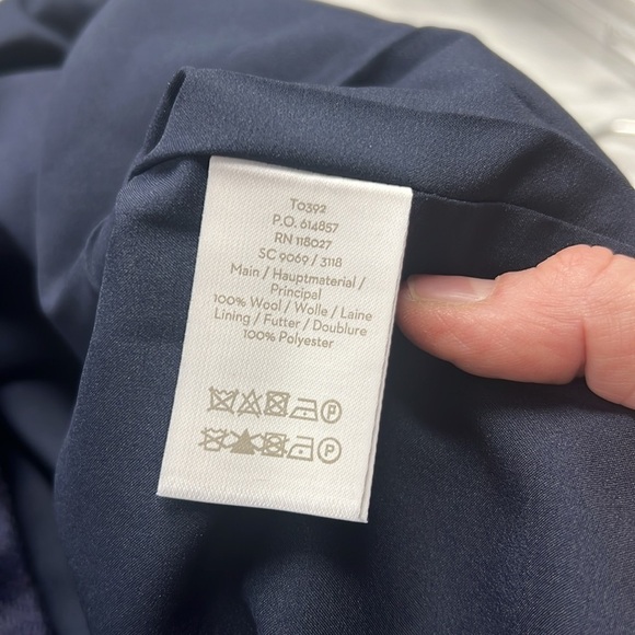 Boden NWT Navy British Tweed Pencil Skirt Size 8P - Picture 12 of 12